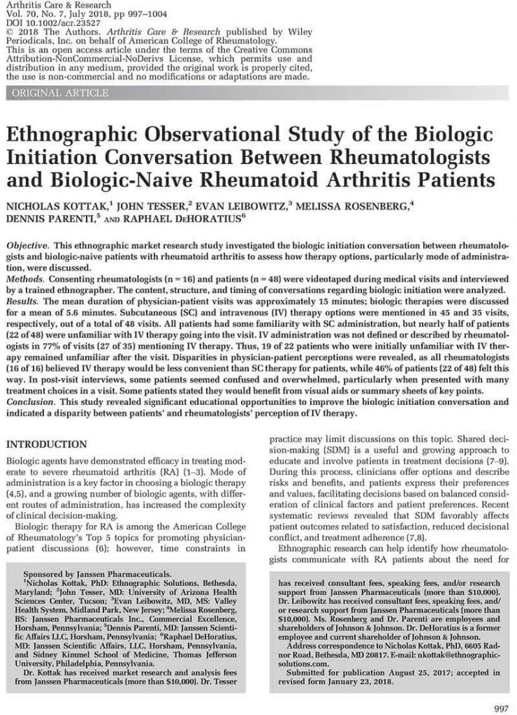 first page of physician-patient dialogue search article